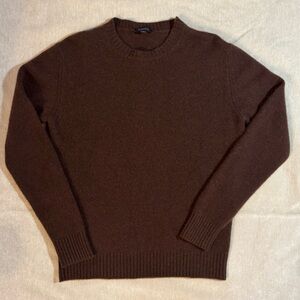 Barneys New York Chocolate Brown Cashmere Sweater